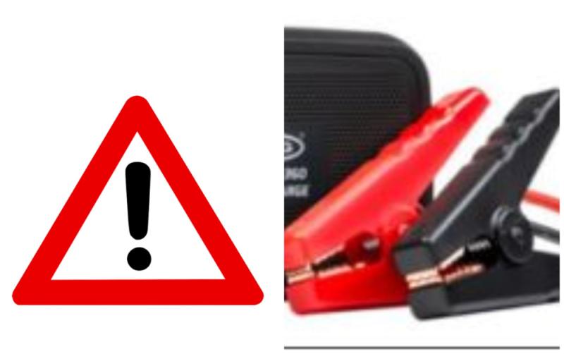 ALERT: Fast charge car jump starter recalled due to risk of burns