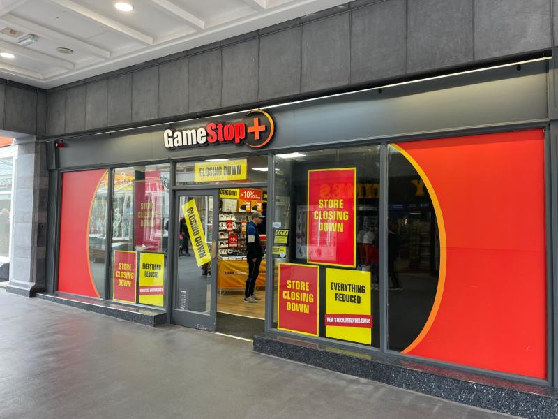 Gamestop outlet in Kilkenny closing down
