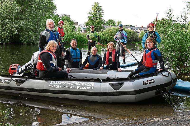 Sub Aqua Club out in force for litter clean-up in Kilkenny City