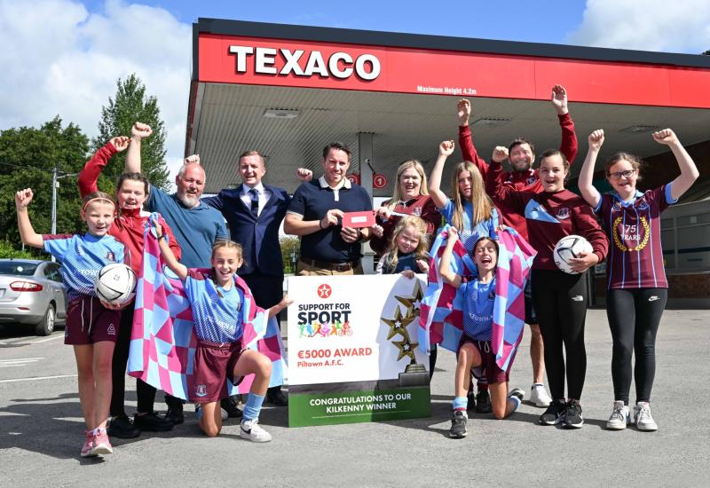 Kilkenny football club receives huge boost thanks to Texaco funding initiative!