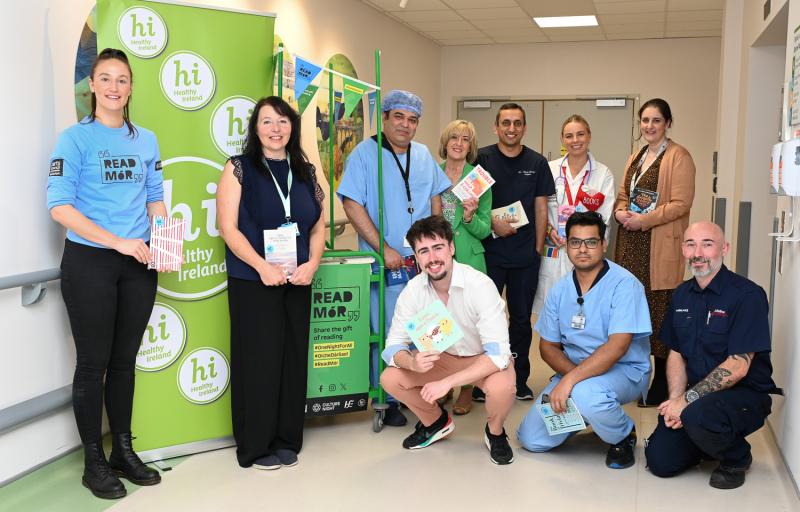 Spreading the gift of reading at St Luke’s Hospital in Kilkenny