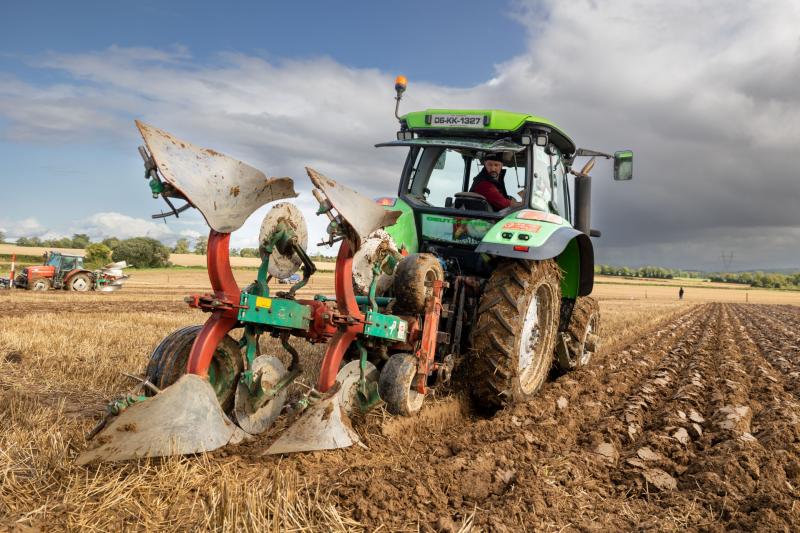 Brian Ireland ploughing