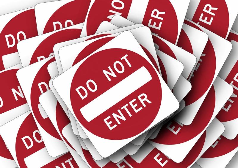 Do not enter