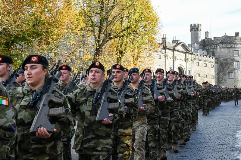 Kilkenny soldiers from the 123rd Battalion prepare to depart to the Lebanon 