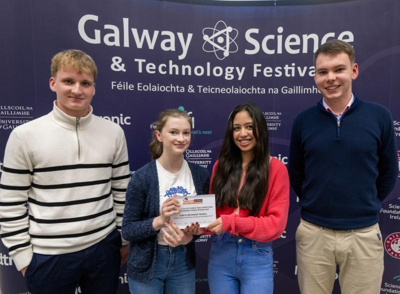 Kilkenny students runners-up at Galway Science and Technology Festival
