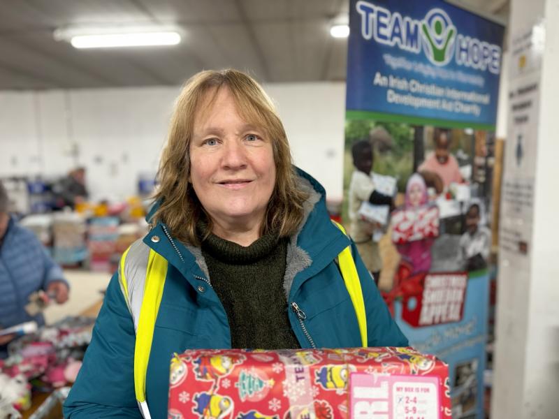 'Often these shoebox gifts are the only gift that a child will receive ever in their life', says Ann Kealy