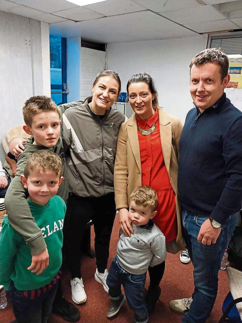 Kilkenny kids delighted to meet Irish boxing hero Katie Taylor