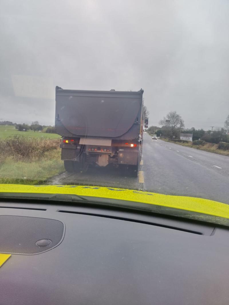 Kilkenny gardaí stop truck overloaded by ten tonnes!