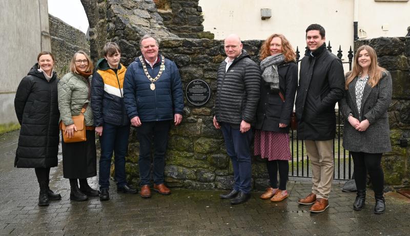 New plaques highlight additional section of Kilkenny’s city walls