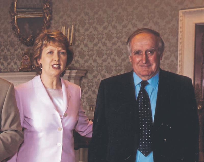 The late Jim Conway met President Mary McAleese