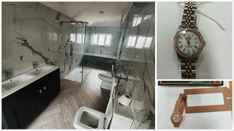 Designer watches worth total of almost €80k and property in Cabra seized by CAB