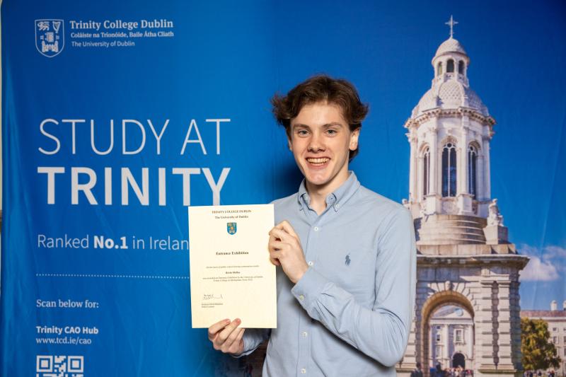 Eight Kilkenny students receive entrance awards from Trinity College Dublin