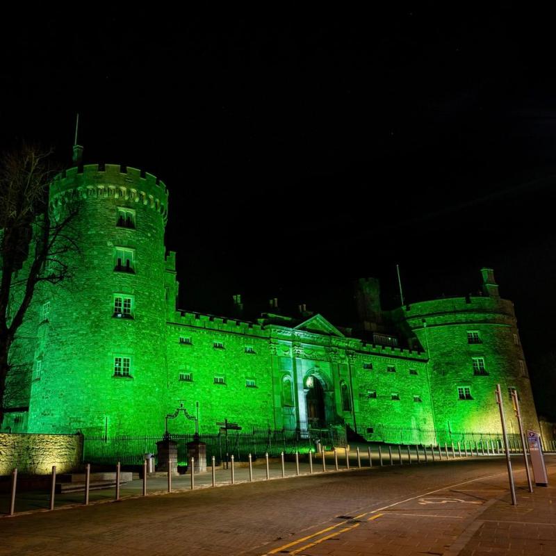 PICTURES: Kilkenny landmarks light up for St Patrick's Day 