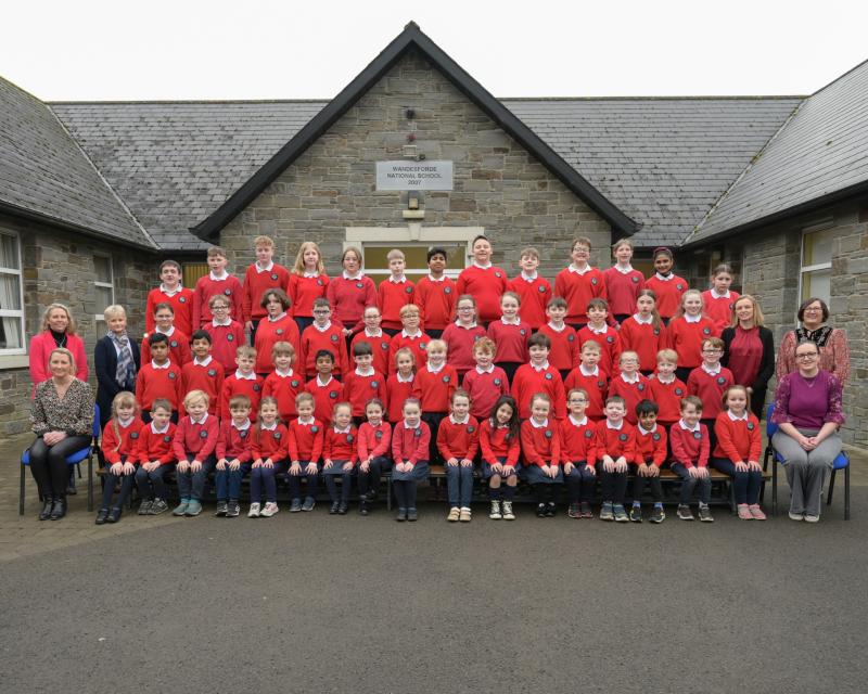 Pupils and staff of Wandesforde National School