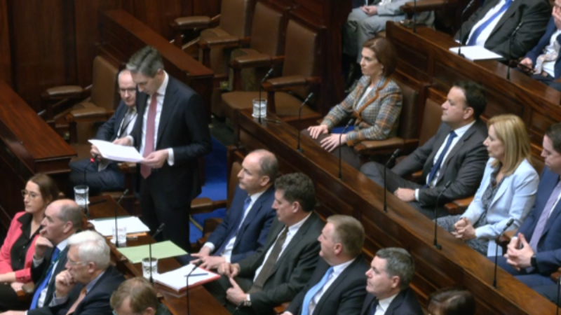 Taoiseach Simon Harris in the Dail