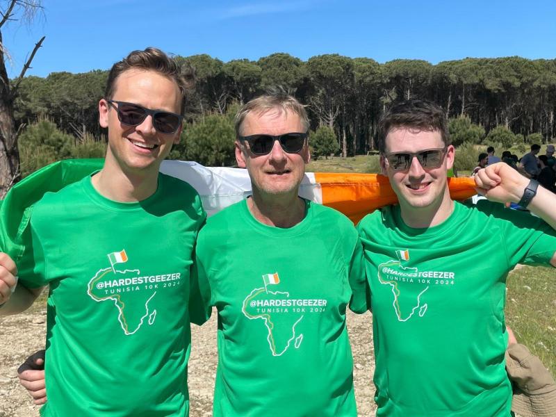  Kilkenny  family join the hardest  geezer in Africa run