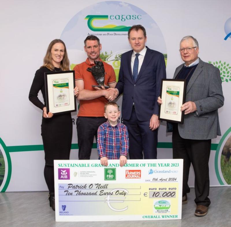 Overall Winner of the Sustainable Grassland Farmer of the Year award for 2023: Patrick O’Neill