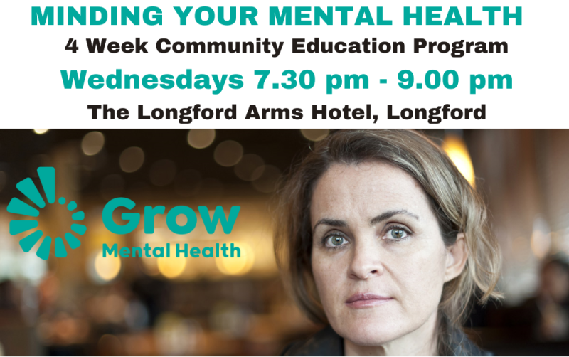 Community Mental Health series of talks in the Longford Arms Hotel 
