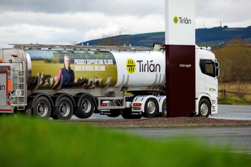 Tirlán tanker Ballyragget