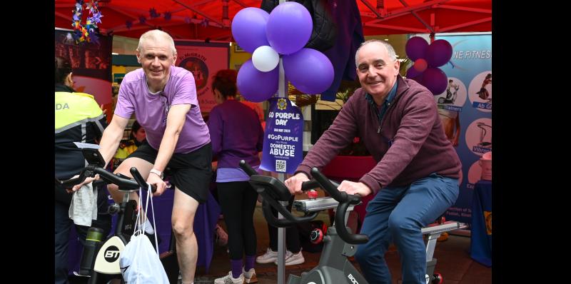 Great local turnout  for Go Purple Day in Kilkenny