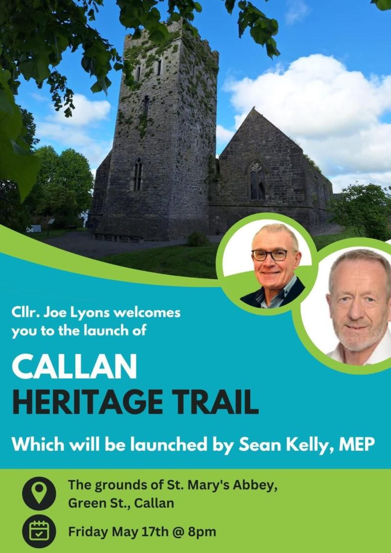 Heritage Trail to be launched in Callan 