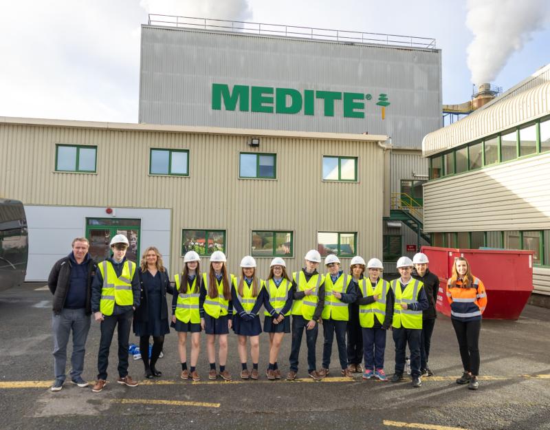 XRepresentatives from Coillte and students from Duiske College, Graignaumanagh participate in the World of Work programme
