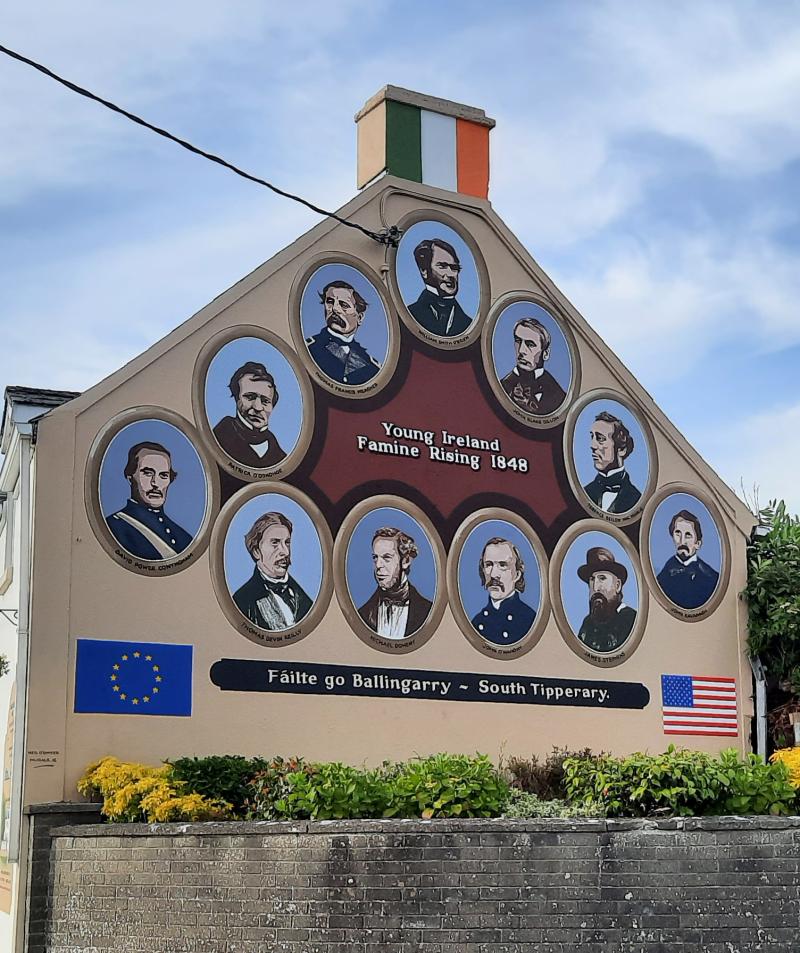 A mural commemorating the Young Ireland movement has been unveiled near Co Kilkenny 