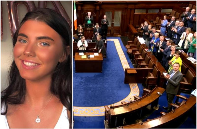 'We are on your side' - Assault victim Natasha O'Brien gets standing ovation in D&aacute;il
