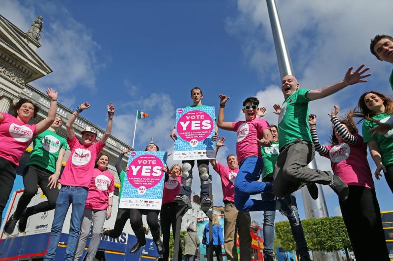 Launch of BeLonG To Yes Campaign, O’Connell Street Dublin 2015