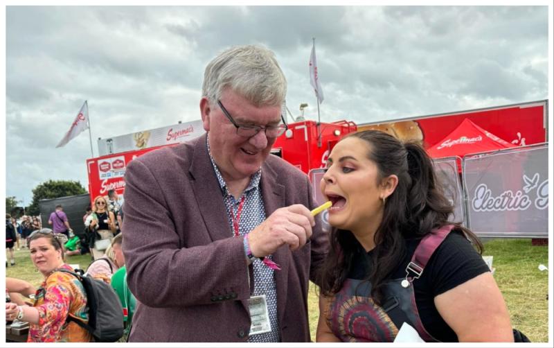 'Feeding the masses Supermac's chips' - Pat McDonagh gets hands on at Electric Picnic debut