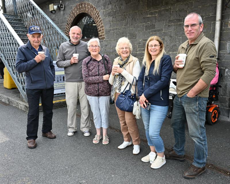 All onboard:  Marching band travels to Kilkenny via steam train for Heritage Week