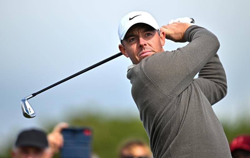 McIlroy in hunt after day one of the Irish Open in Royal County Down