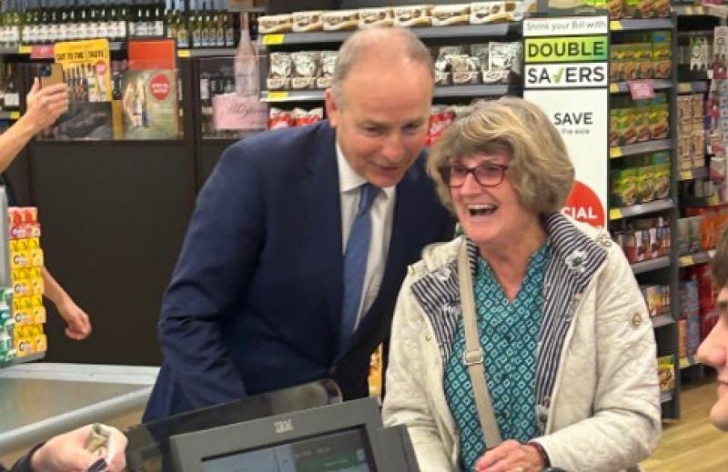 You never know who you'll meet while out shopping in Kilkenny