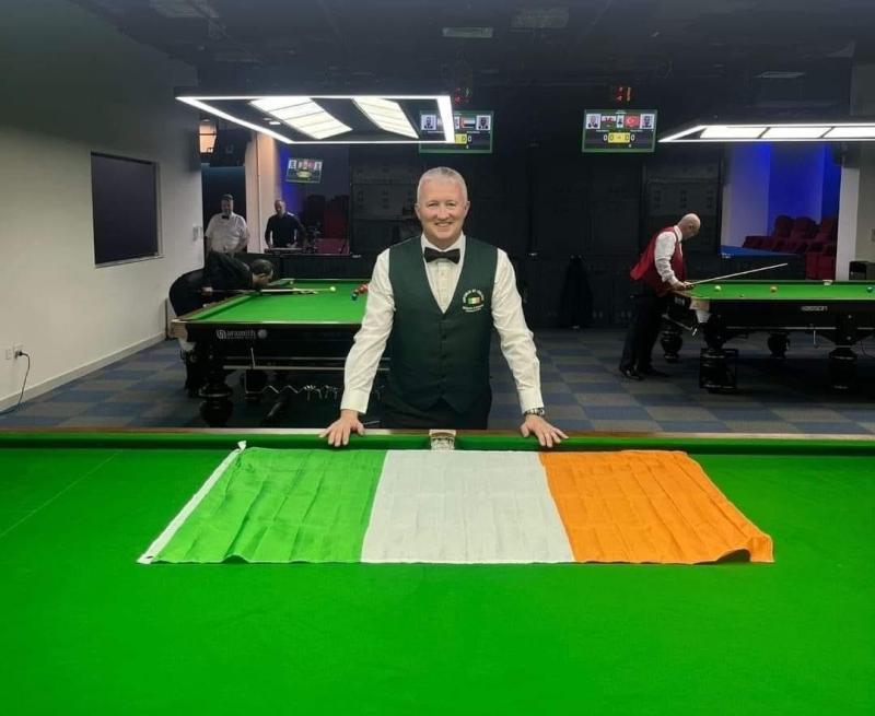 Kilkenny snooker player flying the flag for Ireland in Qatar