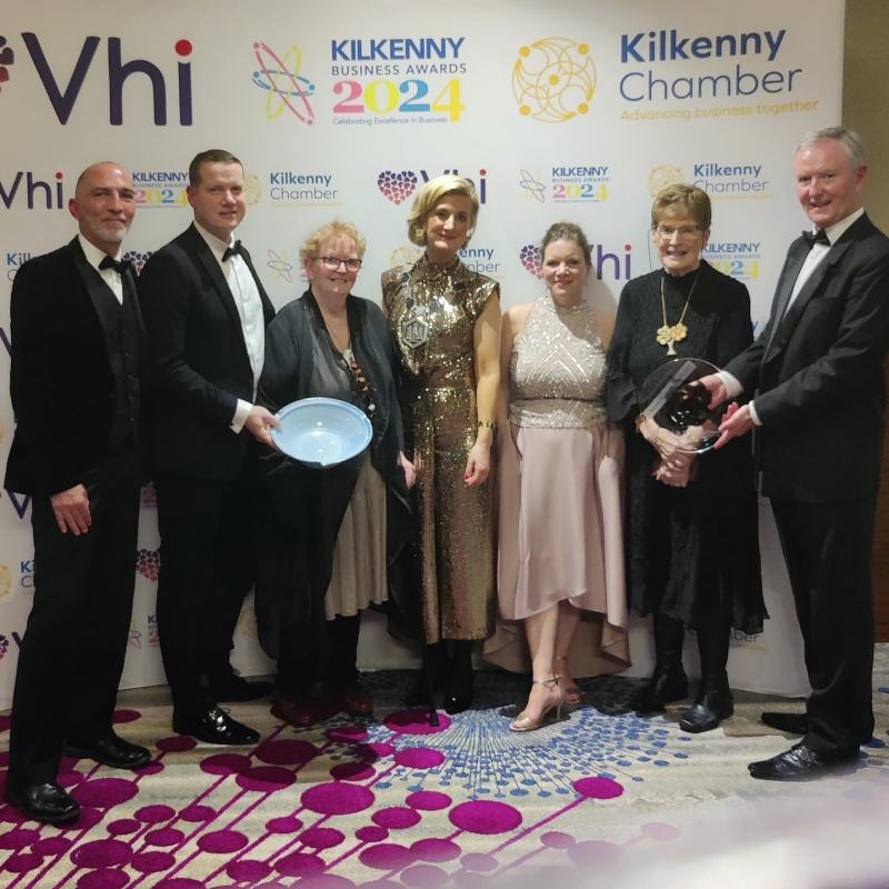 Lifetime Achievement Award for Kathleen Leadbetter at Kilkenny Business Awards