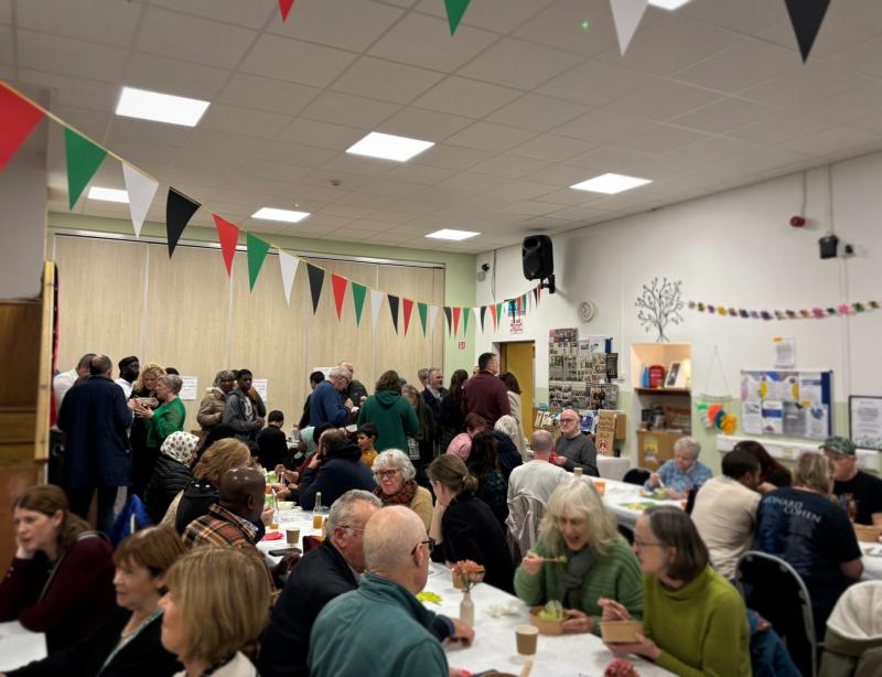 Fantastic turnout for Palestinian Food Night in Kilkenny