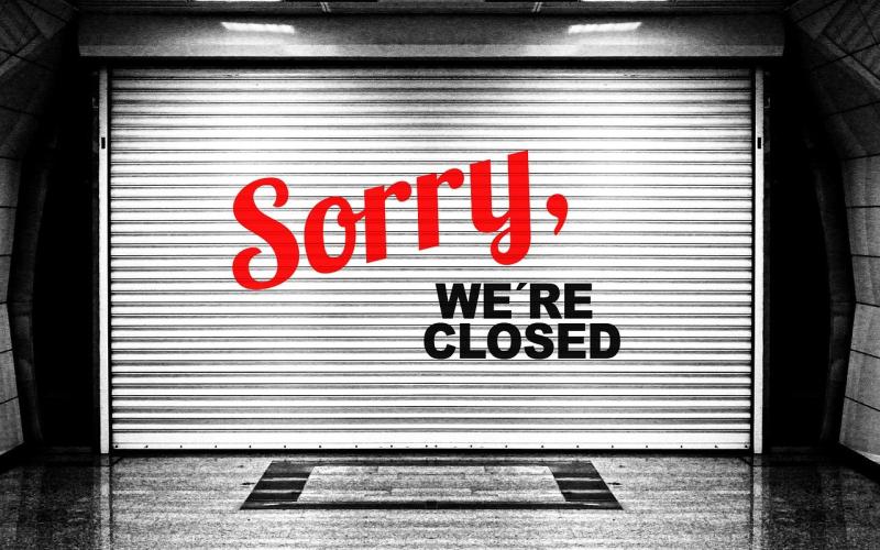 Take away closed
