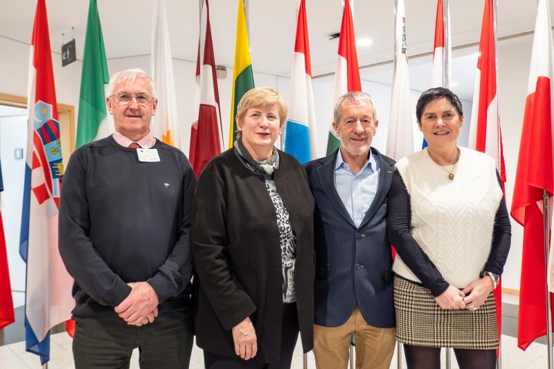  Cllr Patrick Dunphy; Cllr Fidelis Doherty; Seán Kelly MEP; and Orla Kelly (LEA Candidate)