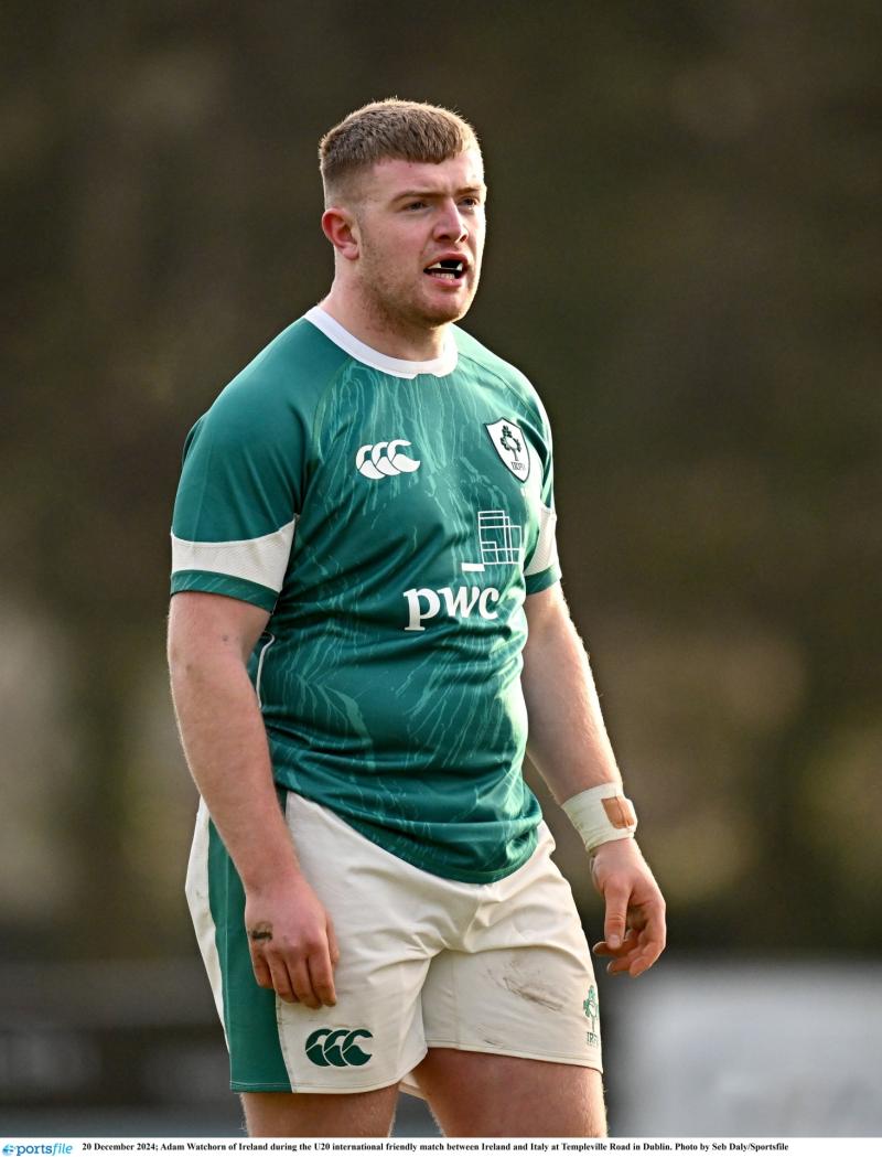 Kilkenny student listed on Ireland squad for 2025 U20 Six Nations Championship