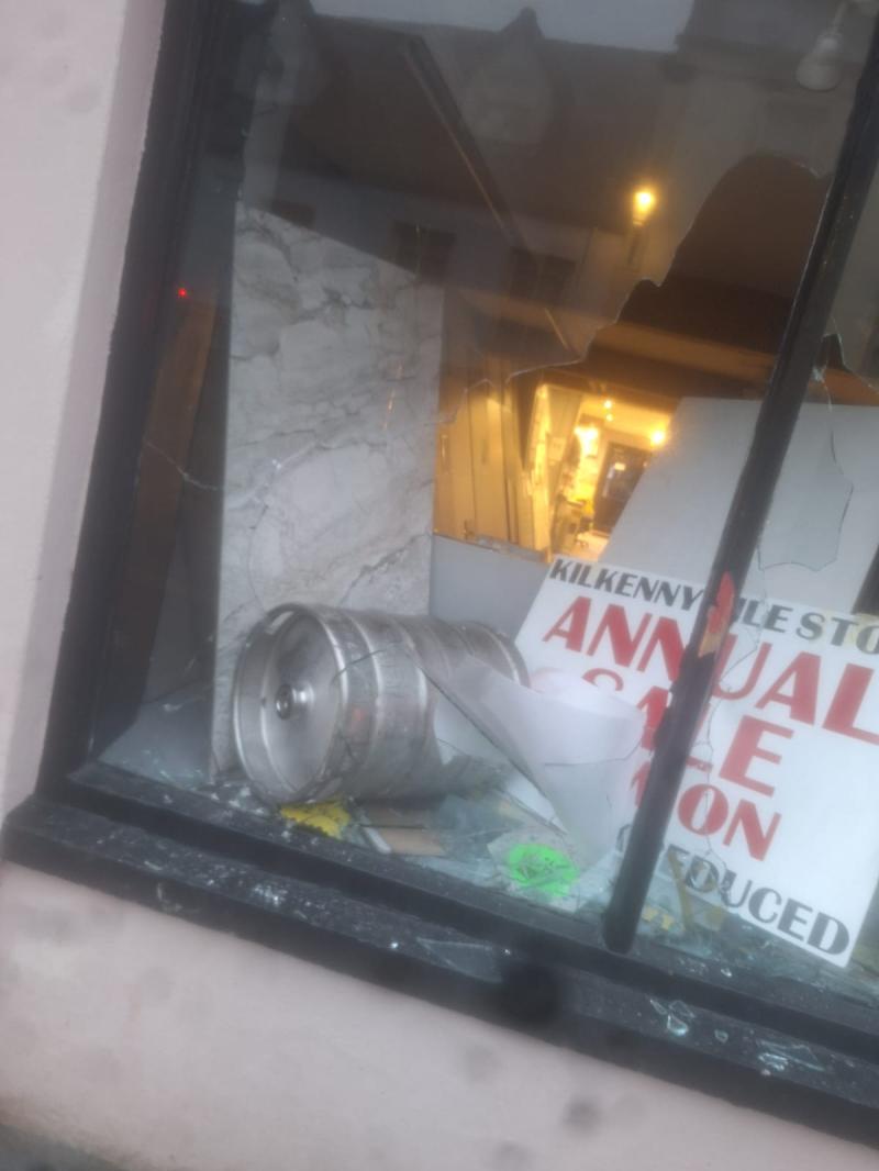 Kilkenny businessman holds major fears for the future of the city centre as local premises are attacked 