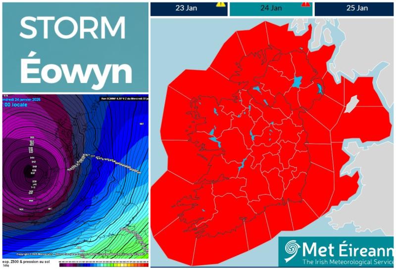 Kilkenny County Council warns of 'dangerous, destructive, multi-hazard event' as Storm Éowyn approaches