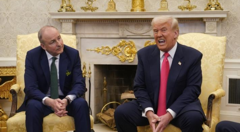 Taoiseach says criticism of his Oval Office housing comments ‘over the top’