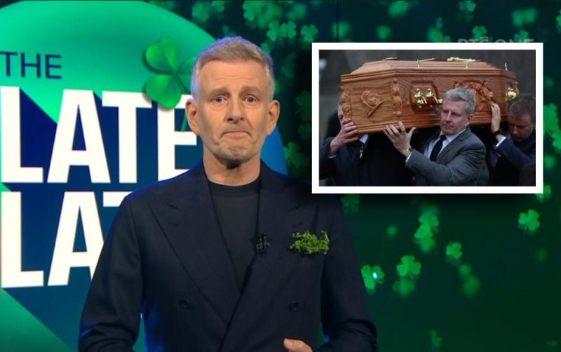 RTE Late Late Show viewers &lsquo;in tears&rsquo; as Patrick Kielty bids emotional tribute to mother