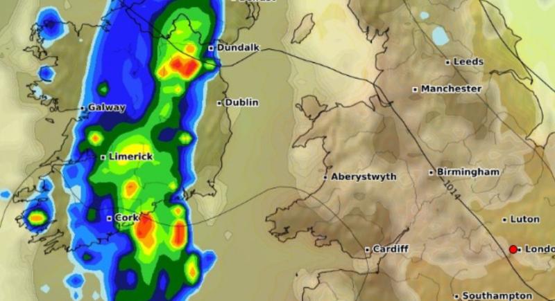 Oncoming rain spell for Kilkenny pinpointed - but long range looks promising!