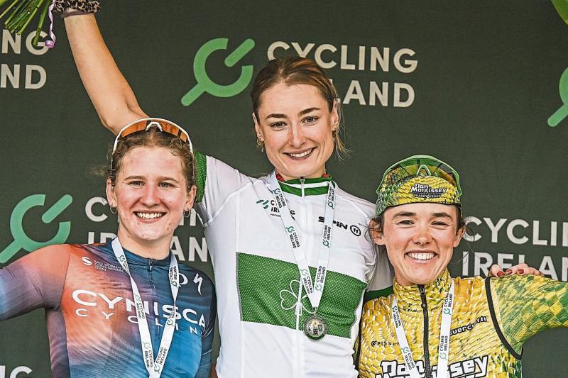 National pride as Kilkenny cyclist Mia Griffin powers to Irish title