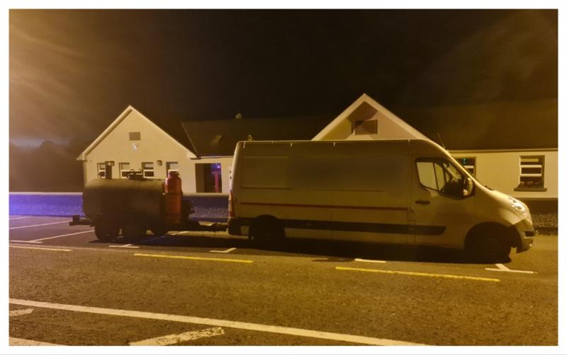Gardaí make brazen discovery after van driver attempts to give false details at checkpoint