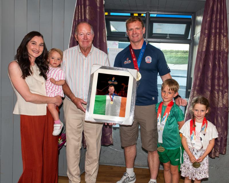 'You’re our very own hero' - Kilkenny man paraded locally after gold medal win 
