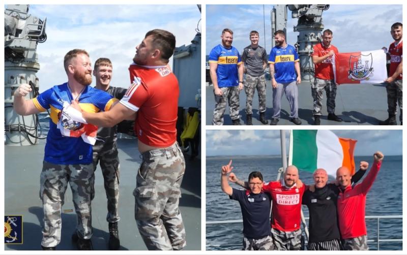 'One crew, two counties': Irish Navy sailors 'get to grips' ahead of All-Ireland final