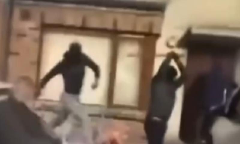 Shocking footage shows gang with axes and slash hooks storming Limerick home