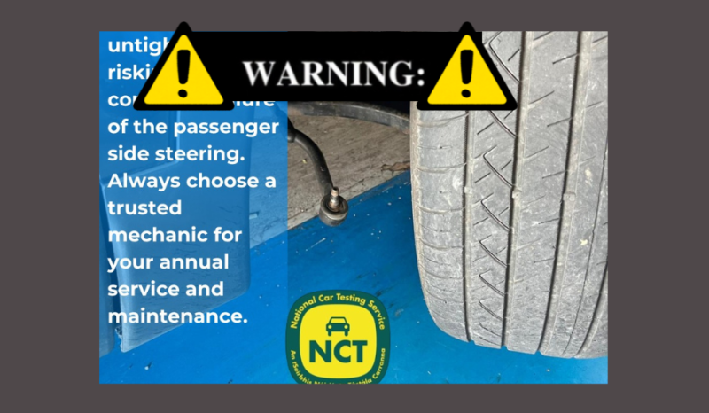 NCT warns drivers of 'simple oversight' that could be fatal if left unchecked